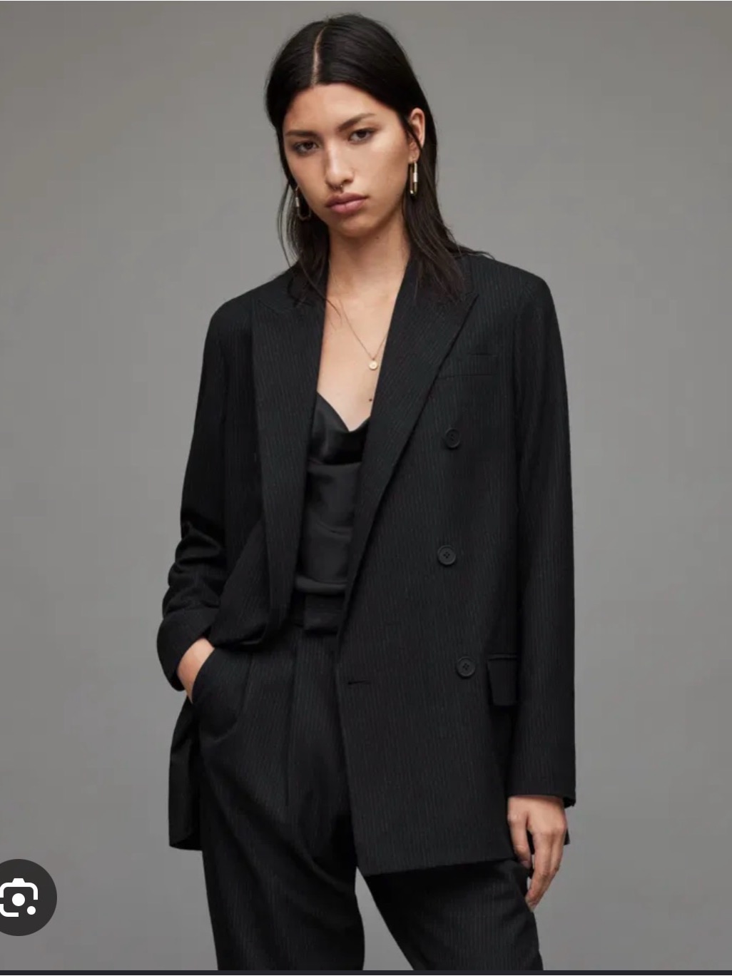Nwt Allsaints Astrid Stripe Blazer